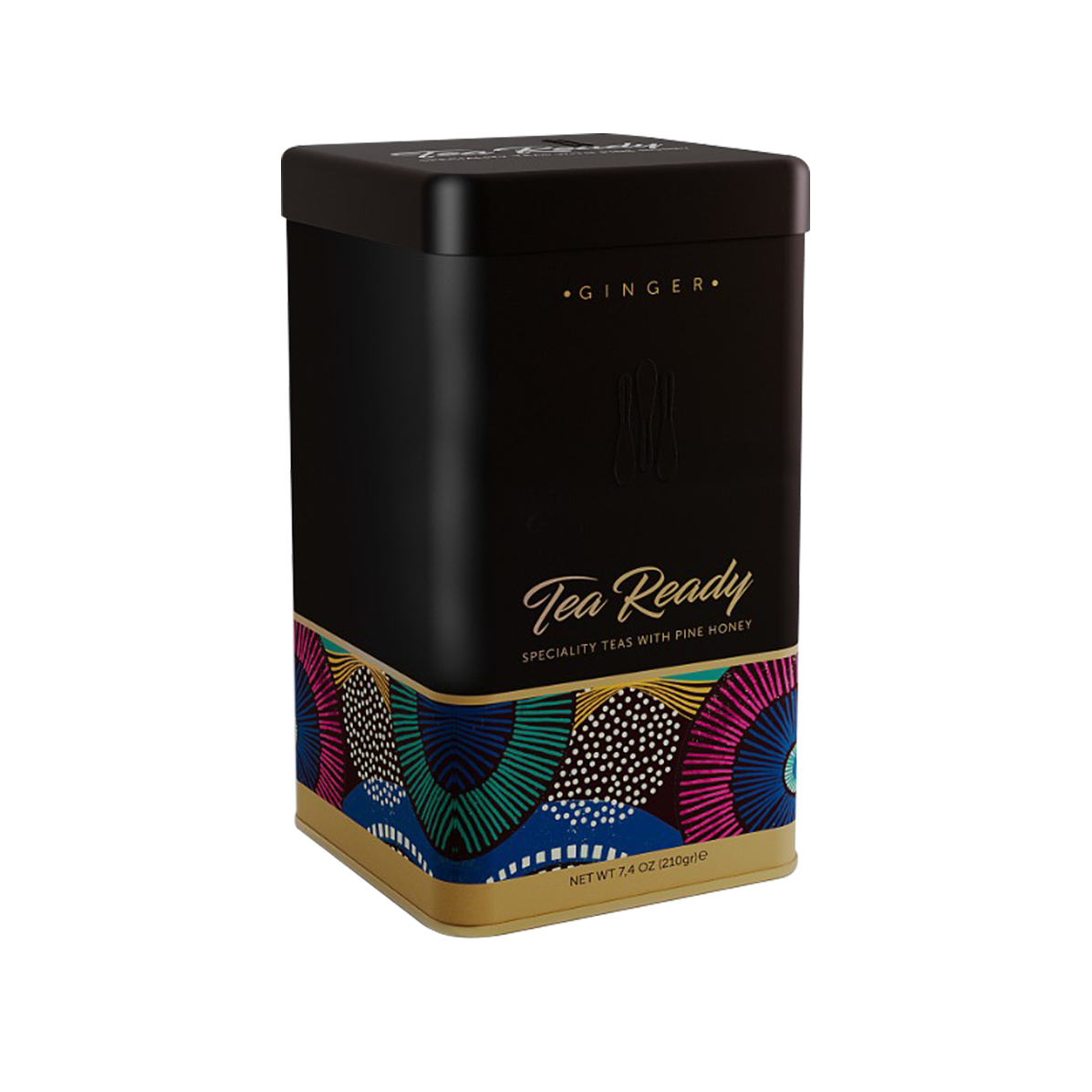 TEA READY Ballı Zencefilli Çay (Teneke Kutu - 30 Adet Kaşık)