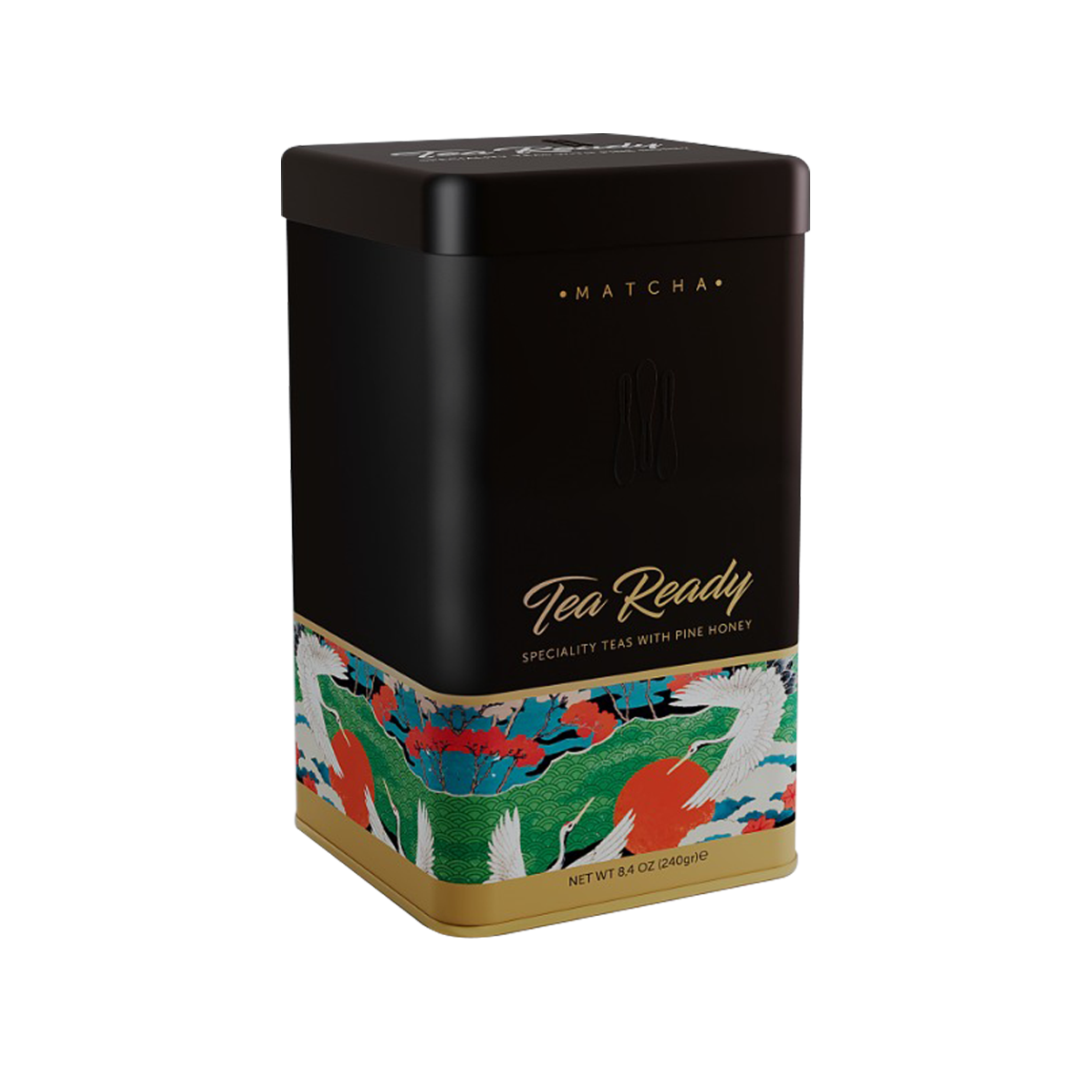 TEA READY Ballı Matcha Çay (Teneke Kutu - 30 Adet Kaşık)