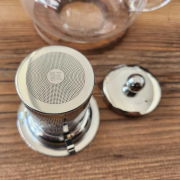 Isıya Dayanıklı Bitki Çayı & Çay Demliği (Çelik Süzgeç-600ML)