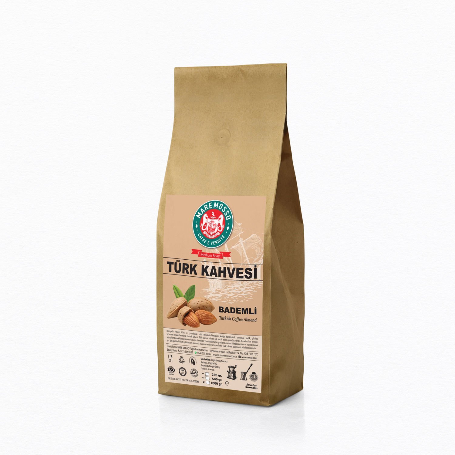 Badem Aromalı Türk Kahvesi 1000 gr