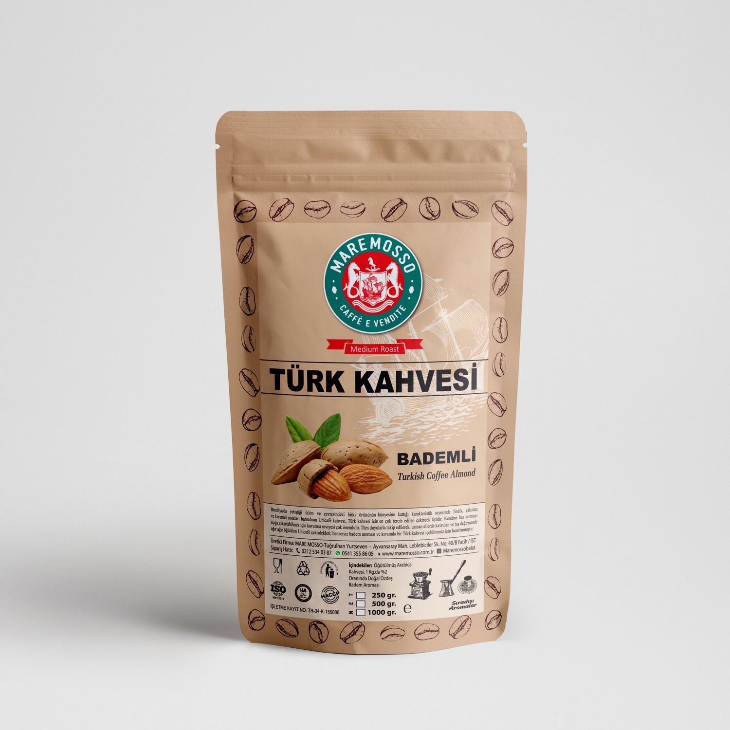 Badem Aromalı Türk Kahvesi 250 gr