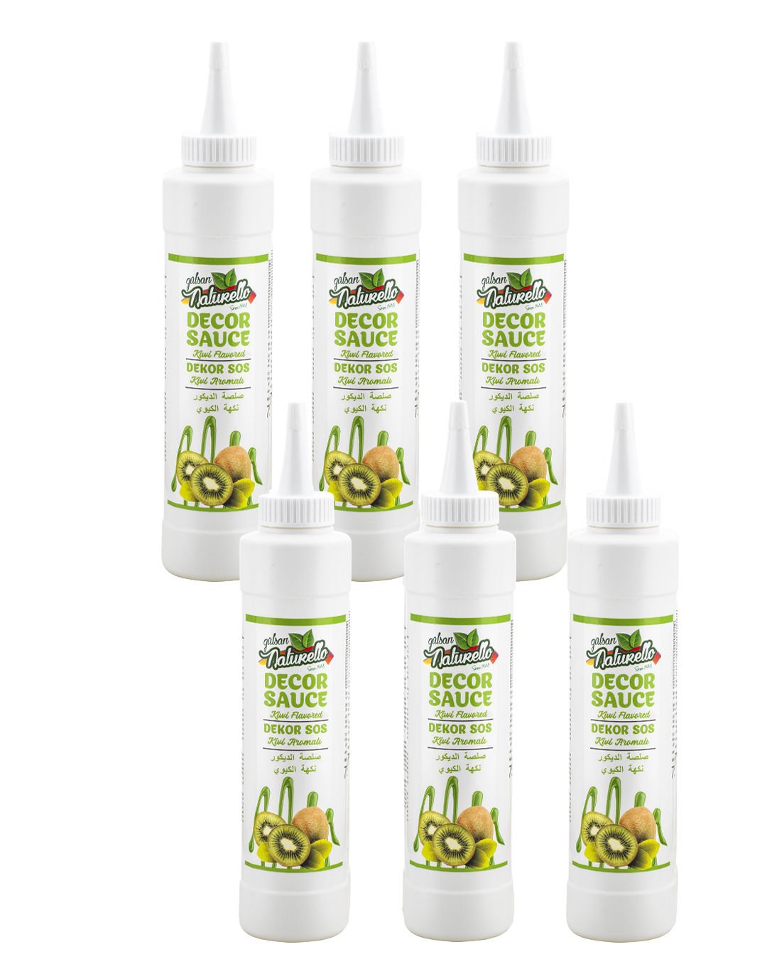 Naturello Kivi Aromalı Dekor Sos 750 gr x 6lı Koli