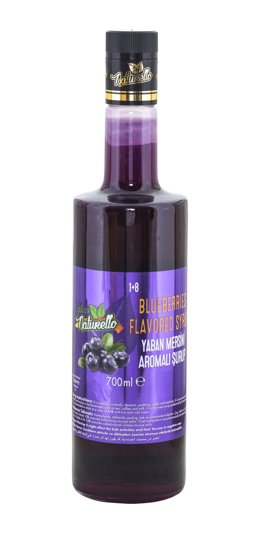 Naturello Yabanmersini Aromalı Şurup 700 ml