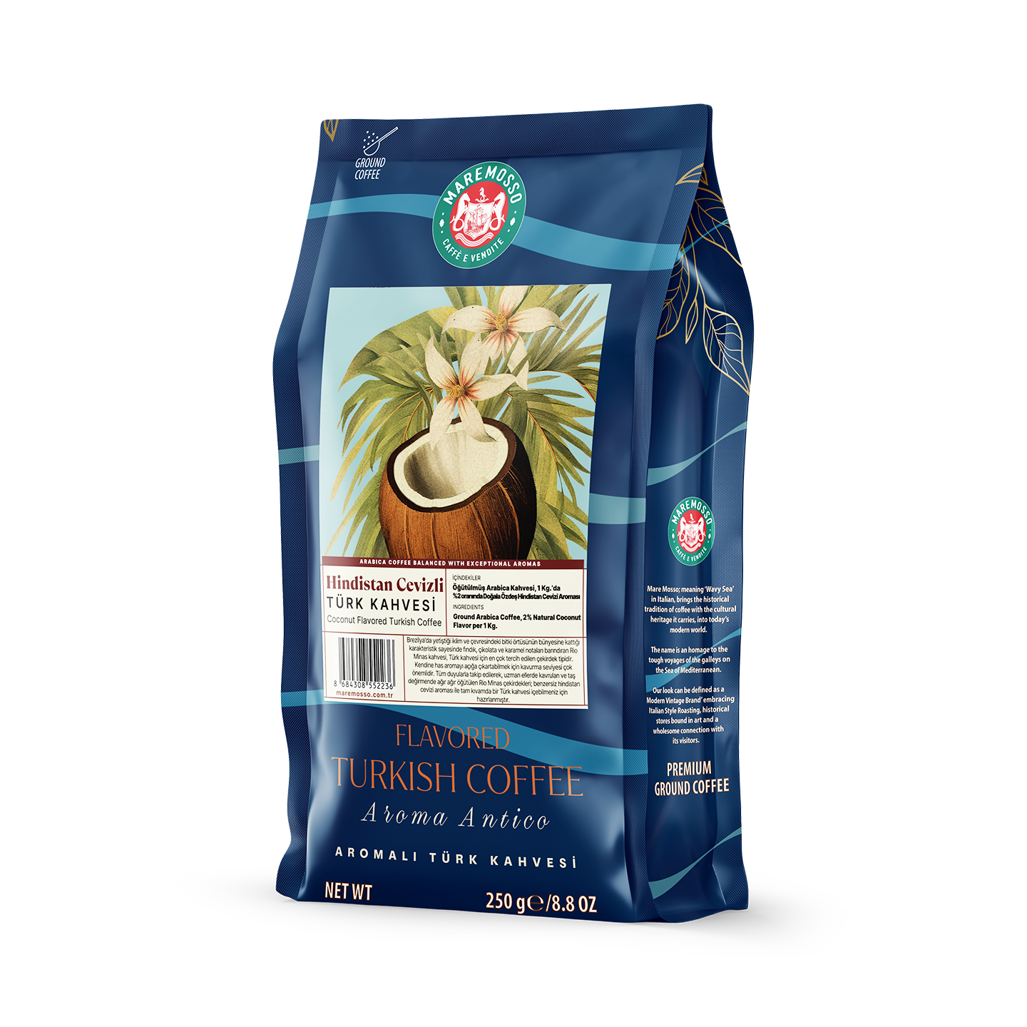 Hindistan Cevizi Aromalı Türk Kahvesi 250 gr