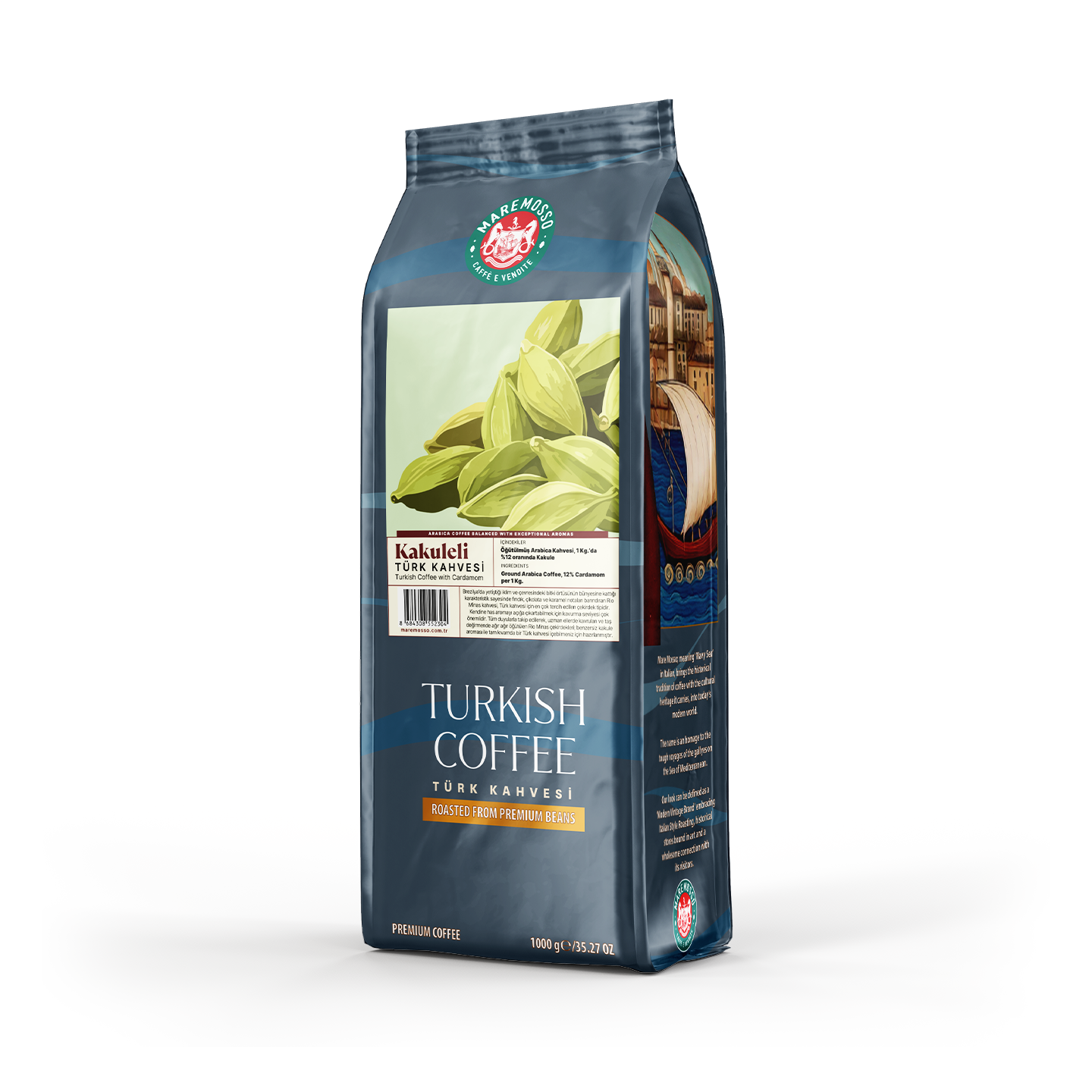 Kakule Aromalı Türk Kahvesi 1000 gr