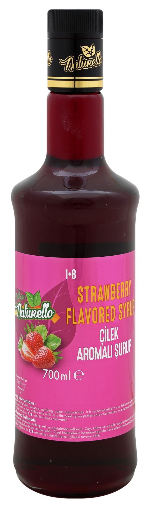 Naturello Çilek Aromalı Şurup 700 ml