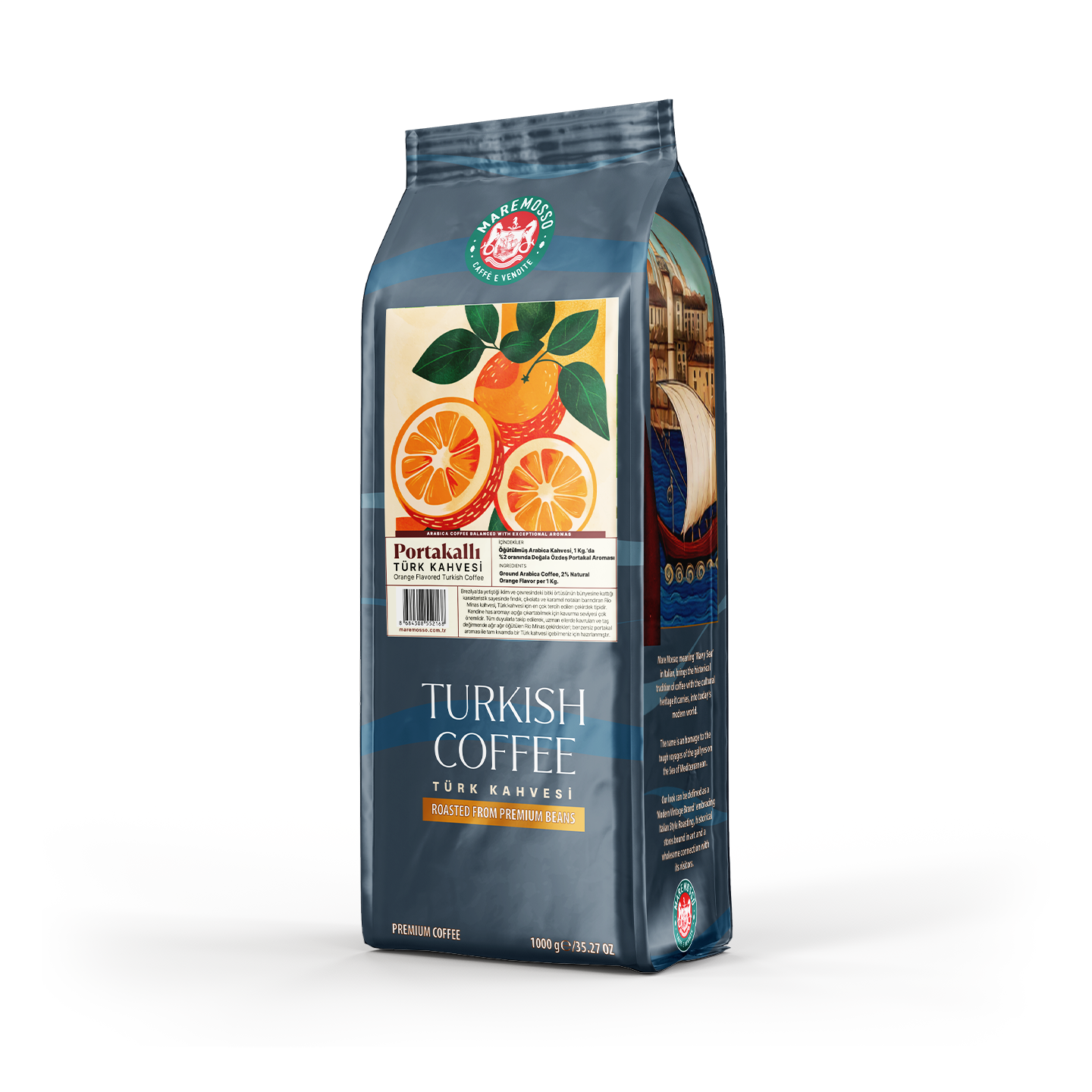 Portakal Aromalı Türk Kahvesi 1000 gr