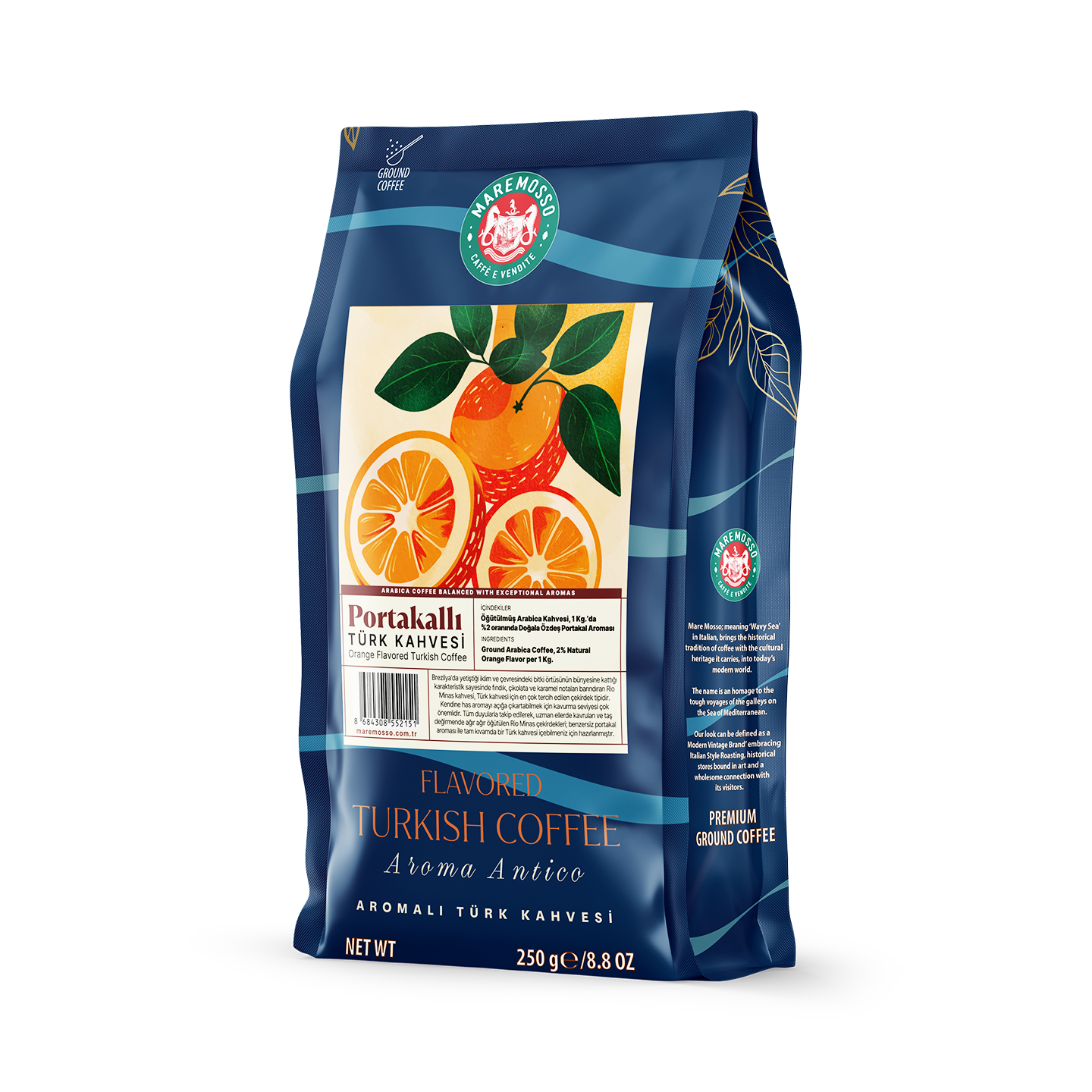 Portakal Aromalı Türk Kahvesi 250 gr