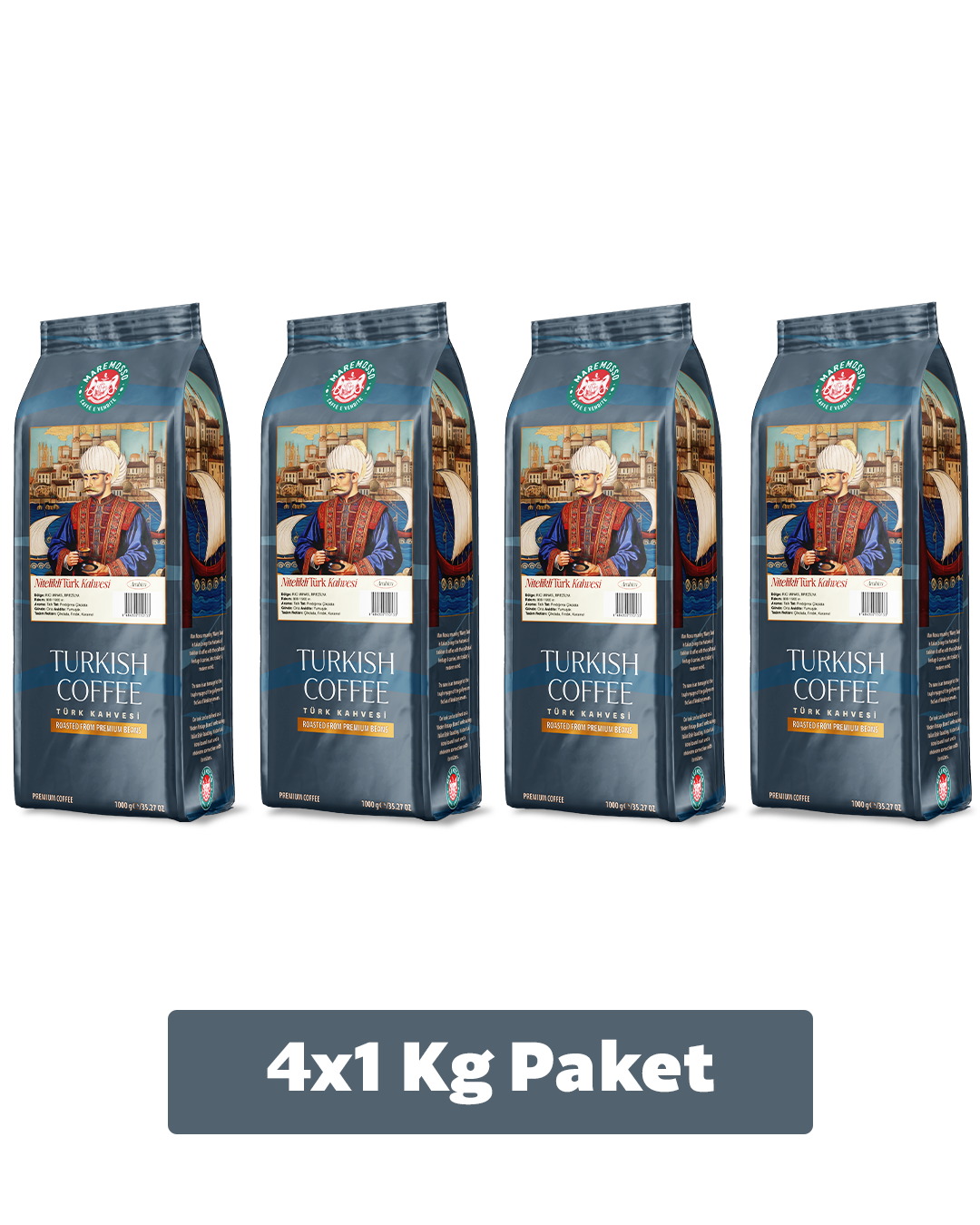 Klasik Türk Kahvesi 4x1 Kg