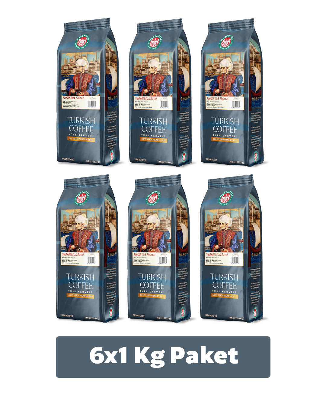 Klasik Türk Kahvesi 6x1 Kg