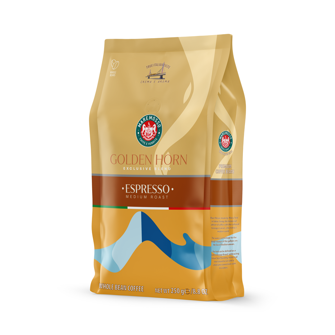 Espresso Golden Horn Blend 250 Gr. (Çekirdek veya Öğütülmüş) Kahve