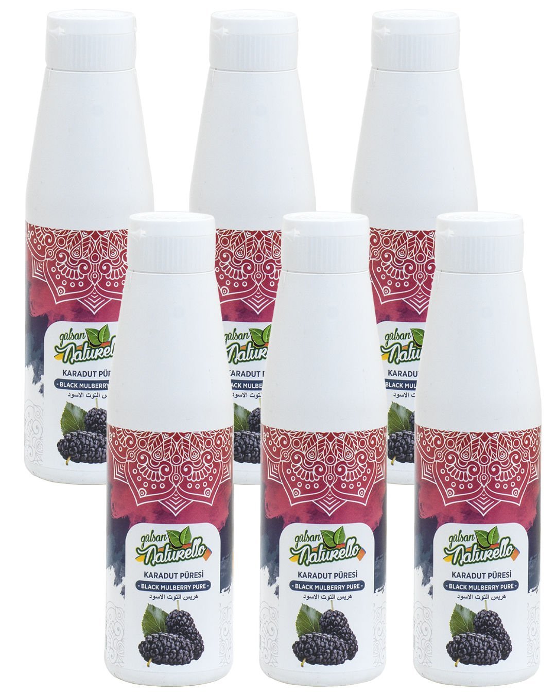 Naturello Karadut Püresi 1000 Gr x 6lı Koli