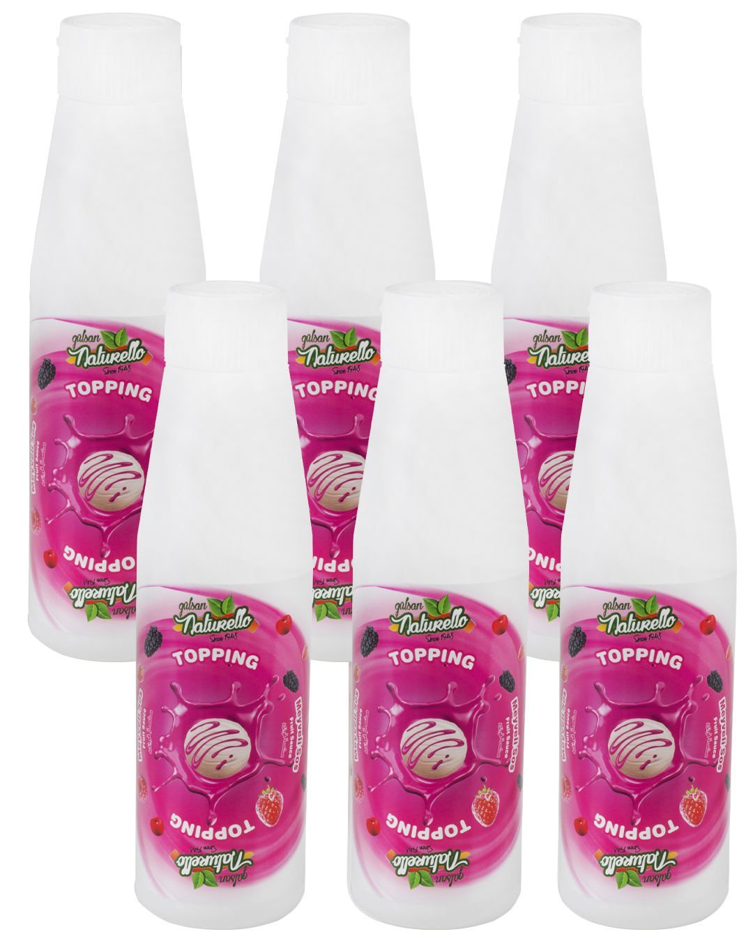 Naturello Meyveli Topping Sos 1000 Gr x 6lı Koli