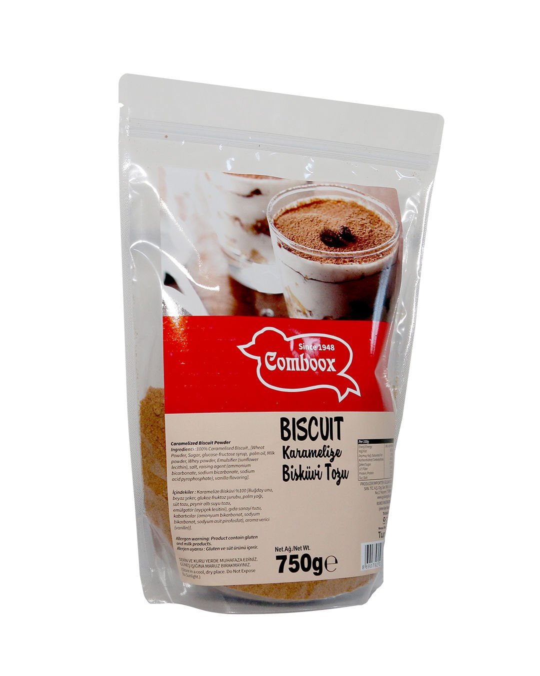 Comboox Karamelize Bisküvi Tozu 750 Gr
