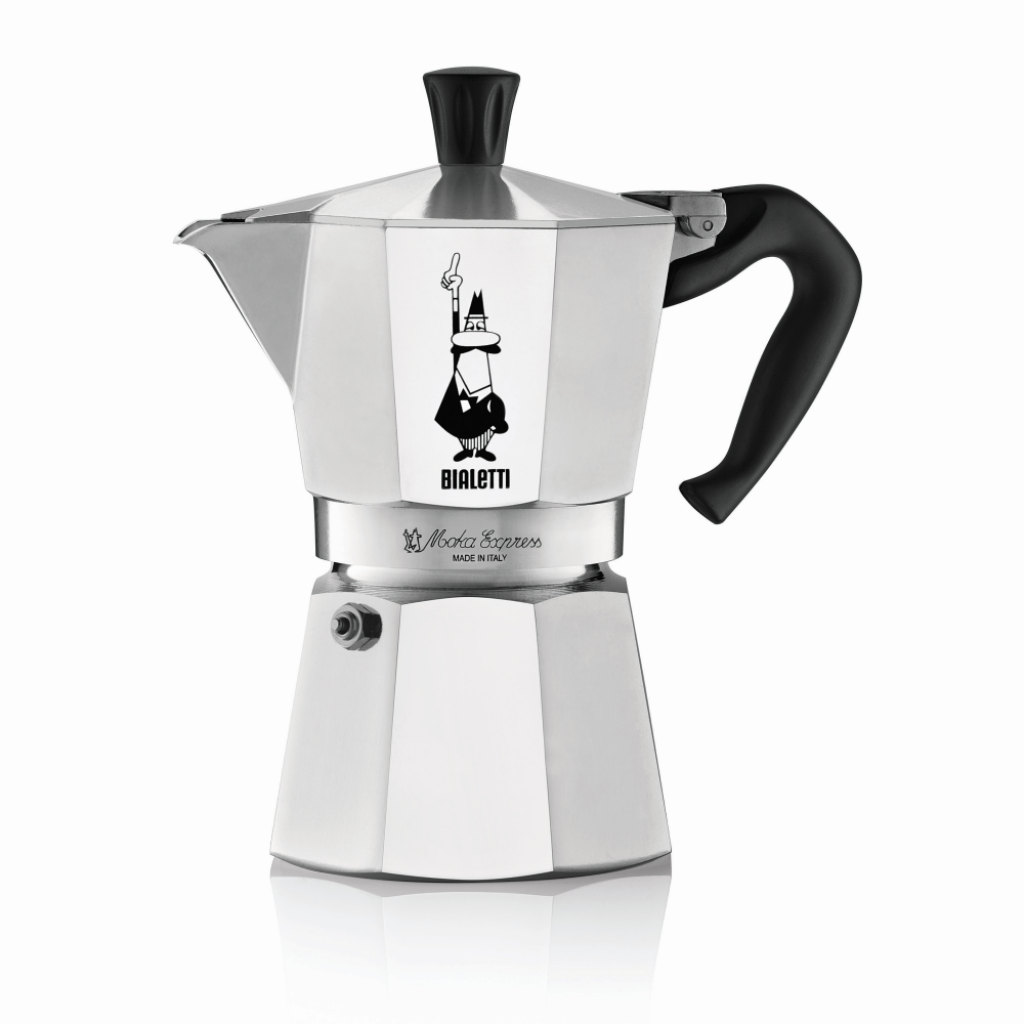 Bialetti Moka Express 4 Cup (Metalik)