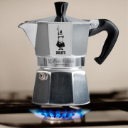 Bialetti Moka Express 4 Cup (Metalik)
