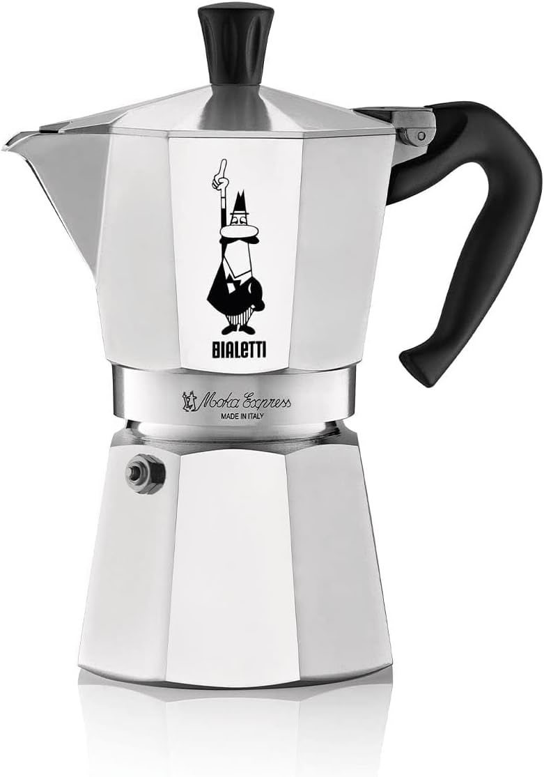 Bialetti Moka Express 6 Cup (Metalik)