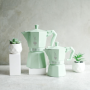 Bialetti Moka Express Exclusive Yeşil 6 Cup