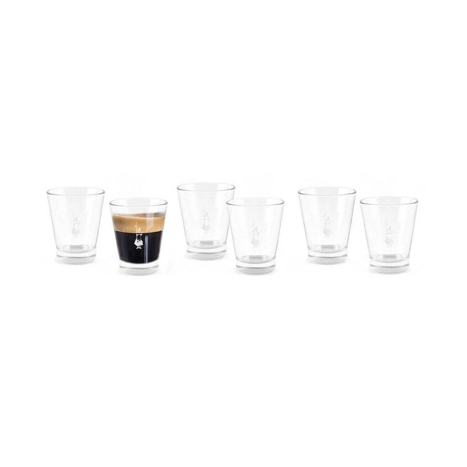 Bialetti Espresso Cam Bardak 6'lı Set