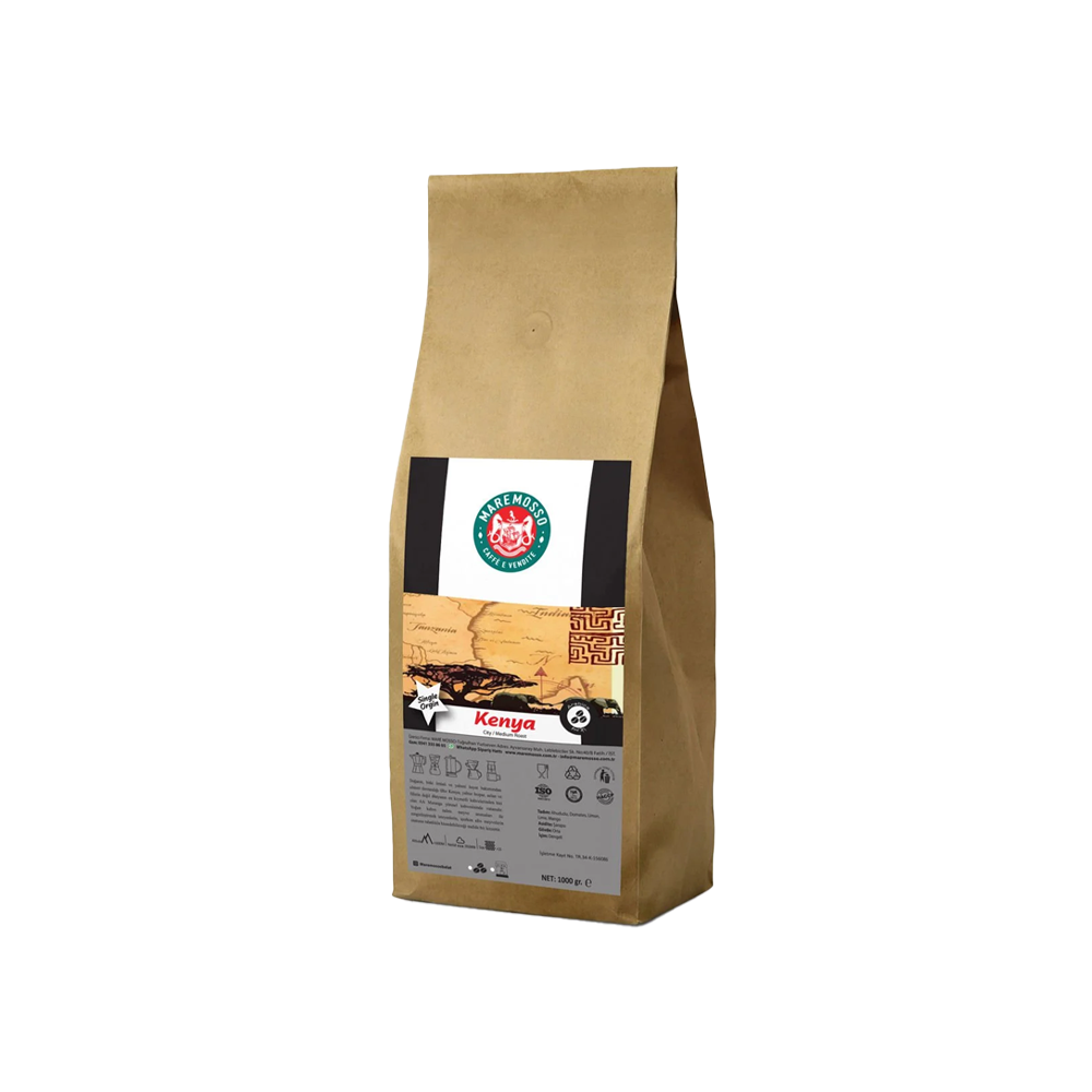 Kenya AA Muranga Yöresel Filtre Kahve 1 Kg.