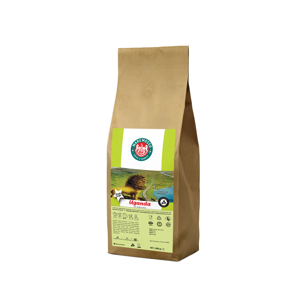 Uganda Bugisu AA Yöresel Filtre Kahve 1 Kg.