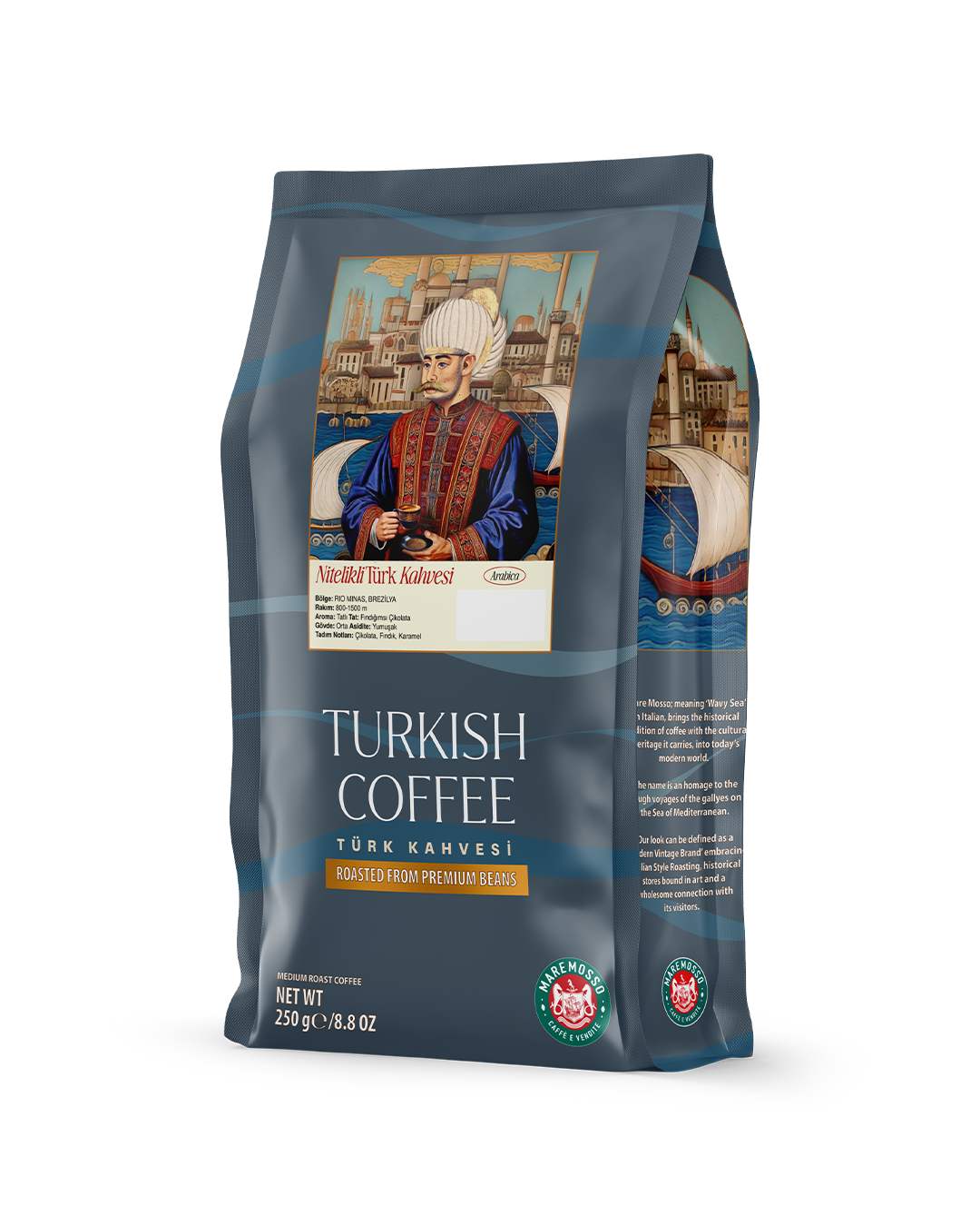 Nitelikli Türk Kahvesi (Çekirdek veya Öğütülmüş) 250 gr - Türk Kahvesi