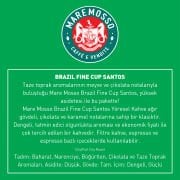 Brazil Fine Cup Santos Yöresel Filtre Kahve 1 Kg.