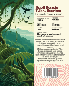 Brazil Recreio Yellow Bourbon Yöresel Filtre Kahve 250 Gr.