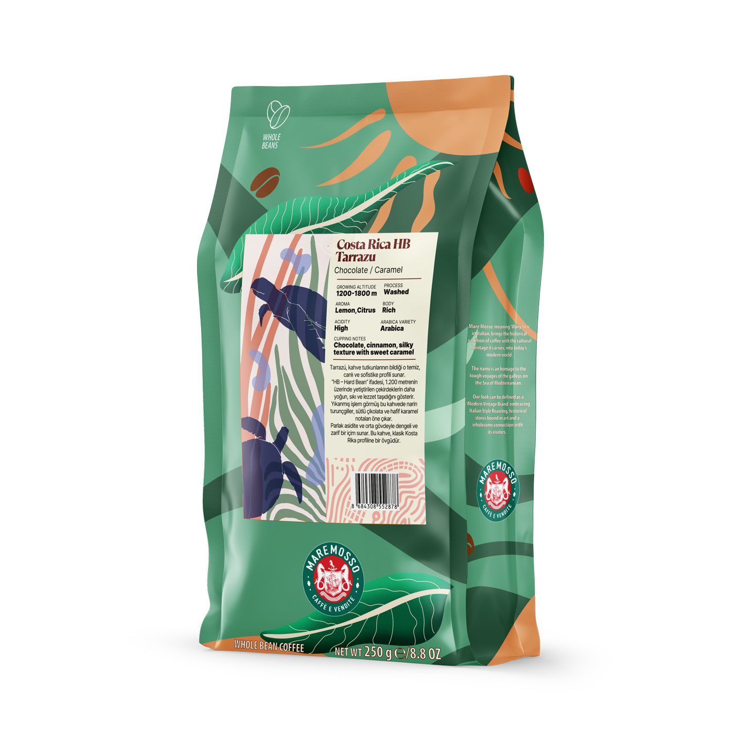 Costa Rica HB Tarrazu Yöresel Filtre Kahve 250 Gr.