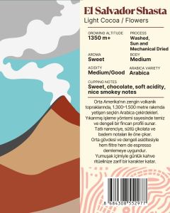 El Salvador Shasta Yöresel Filtre Kahve 250 Gr.
