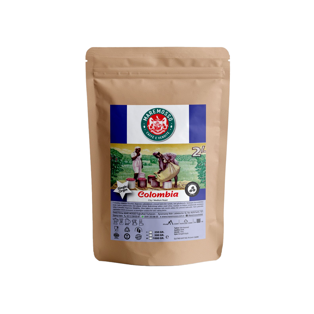 Colombia Supremo Yöresel Filtre Kahve 250 Gr.