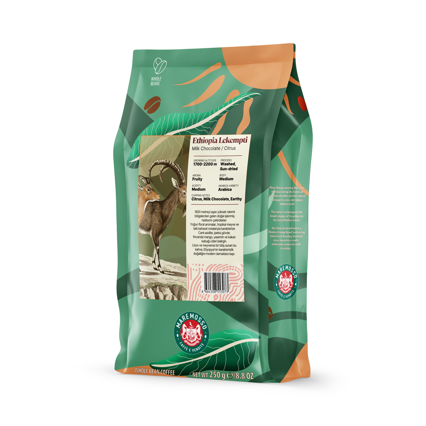 Ethiopia Lekempti Yöresel Filtre Kahve 250 Gr.