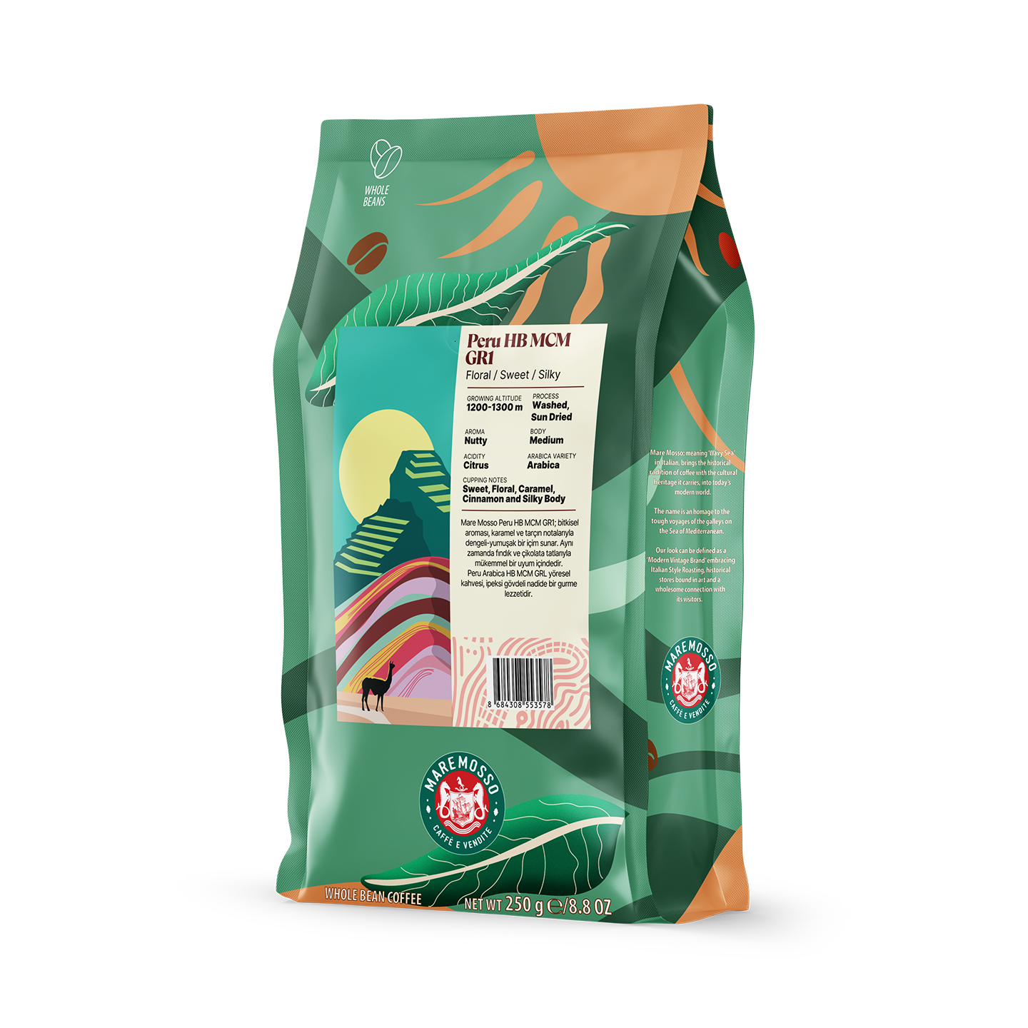 Peru HB MCM GR1 Yöresel Filtre Kahve 250 Gr.