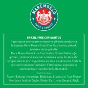 Brazil Fine Cup Santos Yöresel Filtre Kahve 250 Gr.
