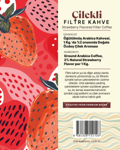 Çilek Aromalı Filtre Kahve 250 Gr.