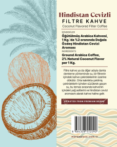 Hindistan Cevizi Aromalı Filtre Kahve 250 Gr.