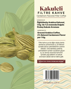 Kakule Aromalı Filtre Kahve 250 Gr.