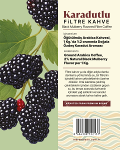 Karadut Aromalı Filtre Kahve 250 Gr.