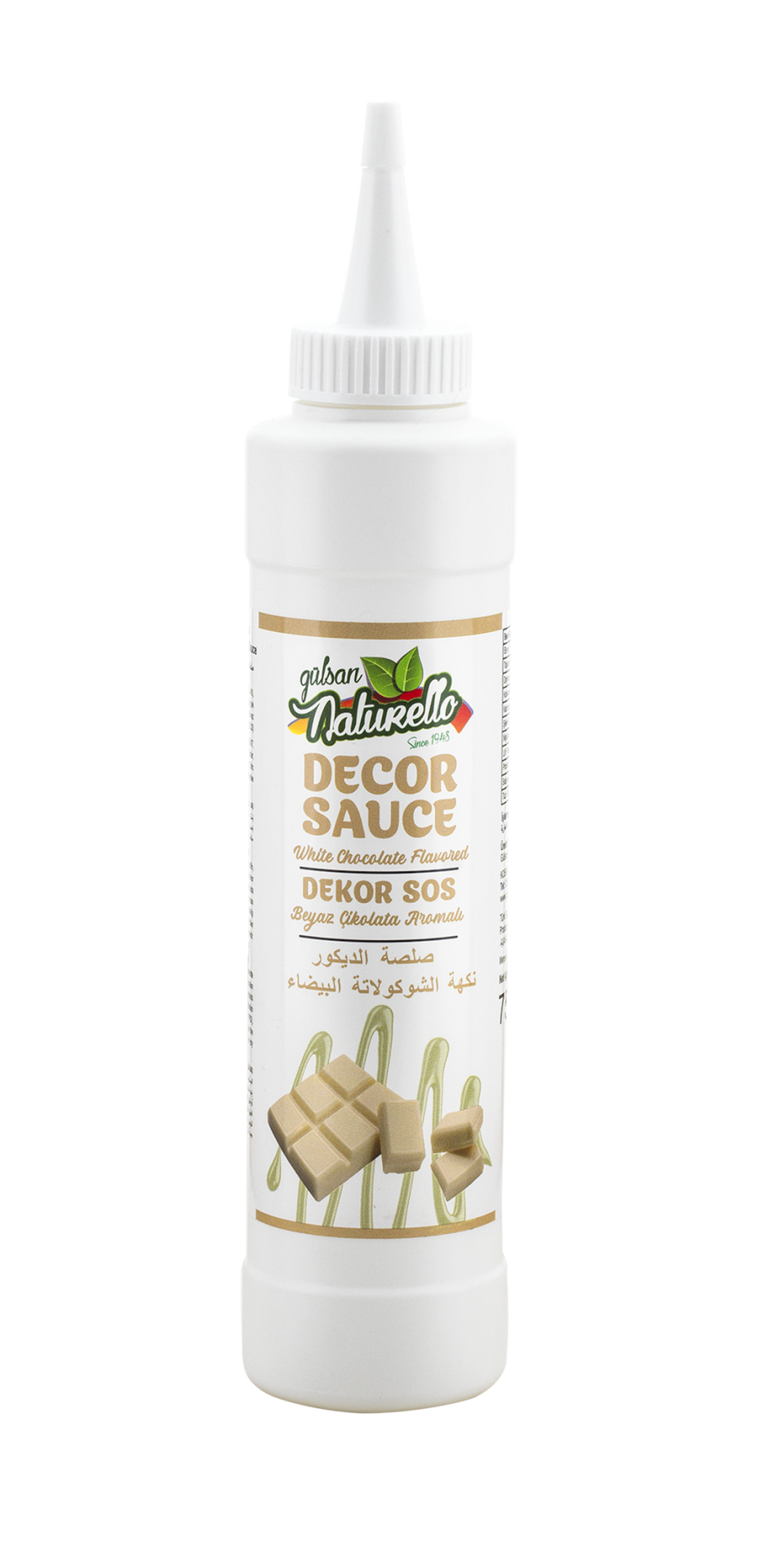 Naturello Beyaz Çikolata Aromalı Dekor Sos 750 gr