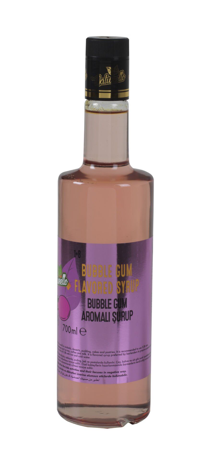 Naturello Bubble Gum Aromalı Şurup 700 ml