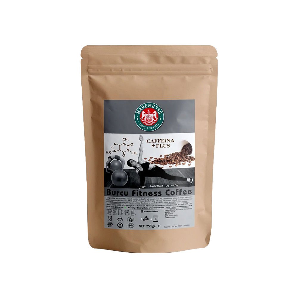 Burcu Fitness Coffee Blend 250 gr - Çekirdek Kahve