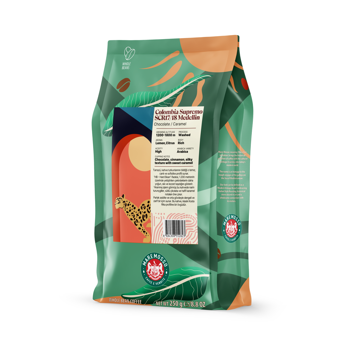 Colombia Supremo SCR17/18 Medellin Yöresel Filtre Kahve